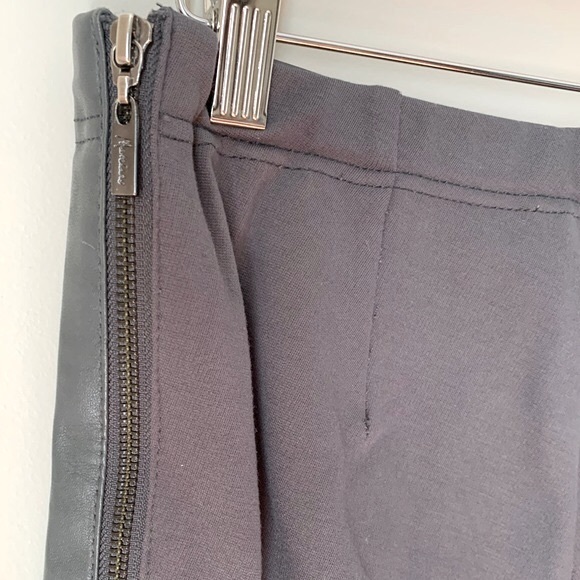 Guess by Marciano size 8 grey lamb leather leggings - Picture 7 of 14